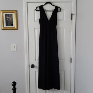 Mezzanine Black Crepe Maxi Dress